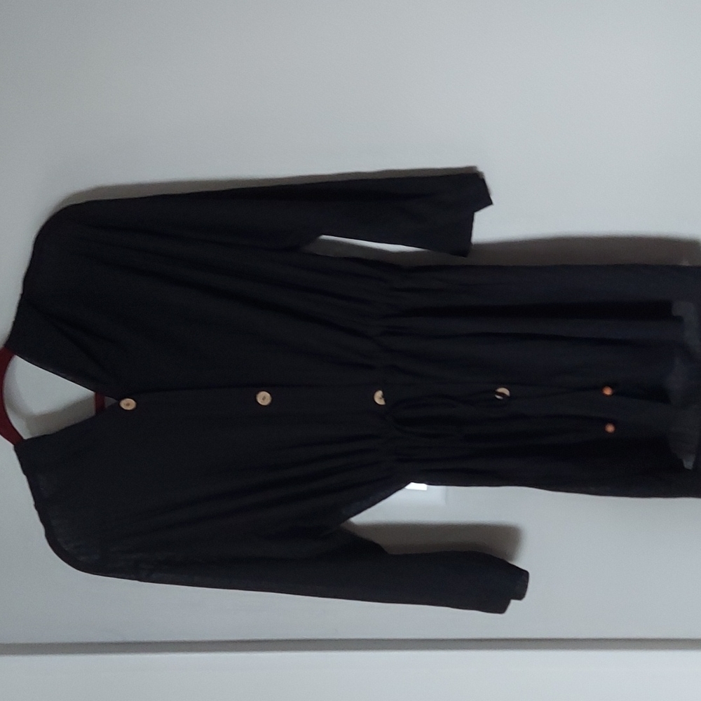 Black bathing suit coverup. Medium